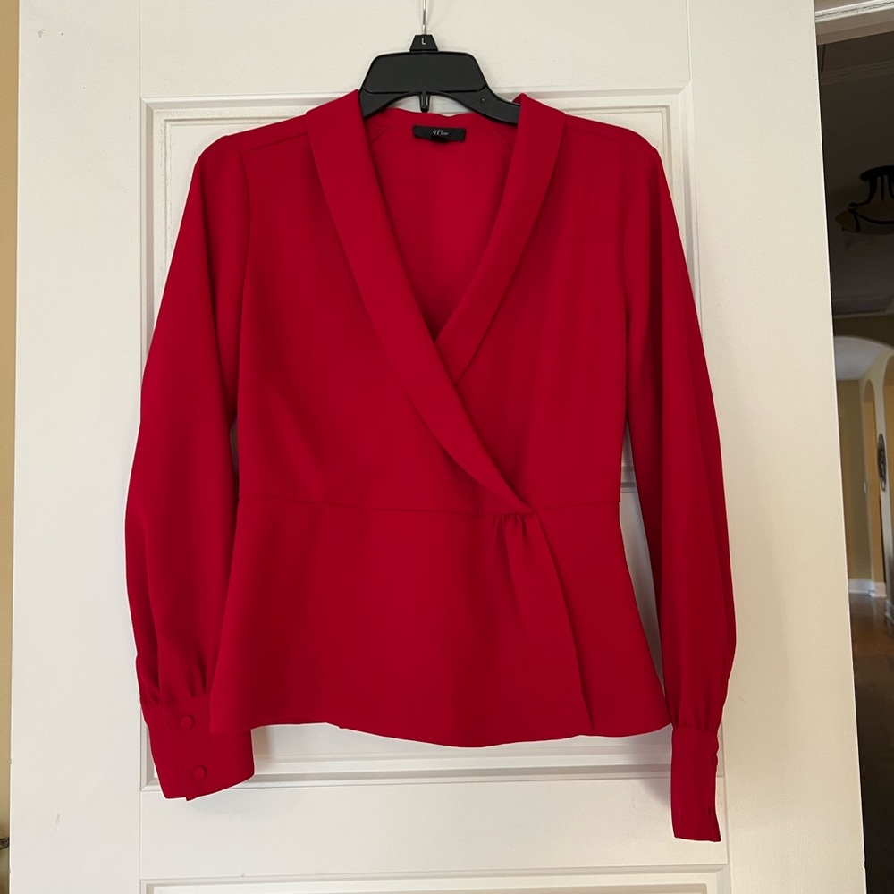 J Crew wrap top